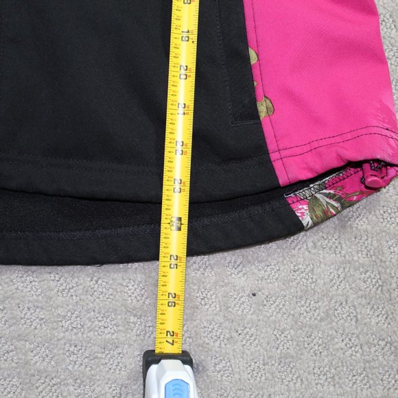 Realtree Size Small Pink and Black Fitted Hooded Jacket - Picture 4 of 4